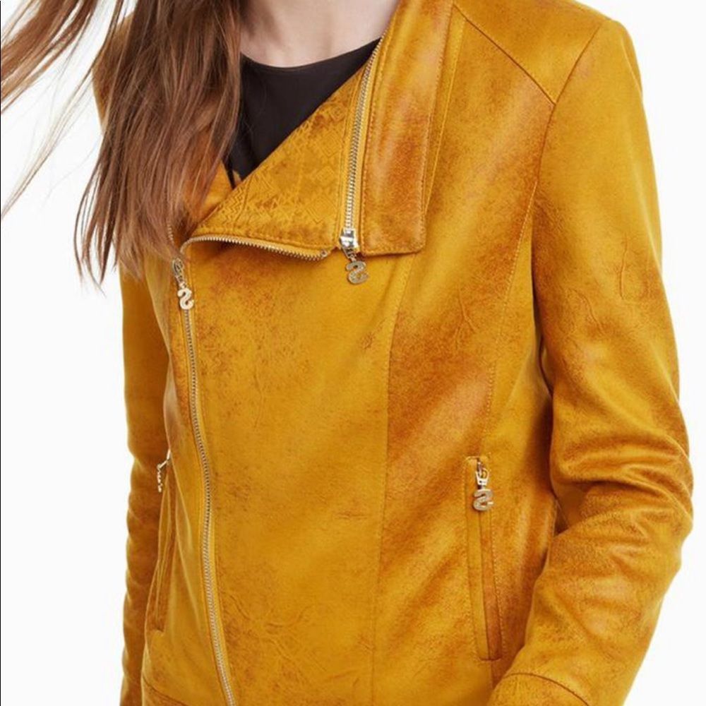 Desigual - Tan Chaq Merlin Suede Jacket - 6